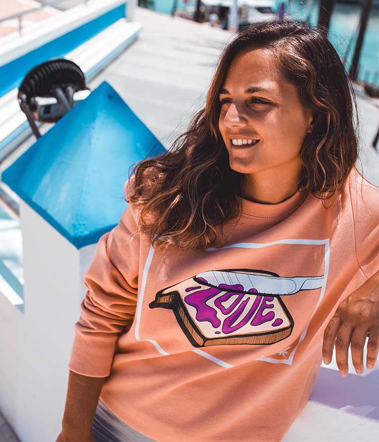 Spread Love - Jelly - Pink Sweatshirt